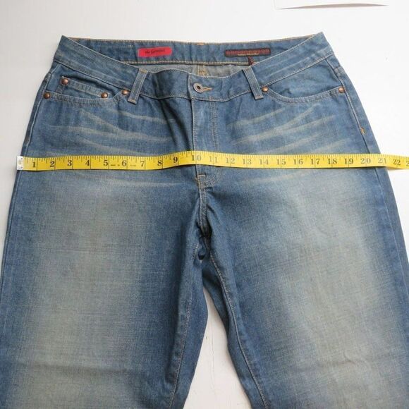 Adriano Goldschmied AG The Gemini Straight Jeans Women's Size 32 USA Denim Dark - Picture 10 of 15